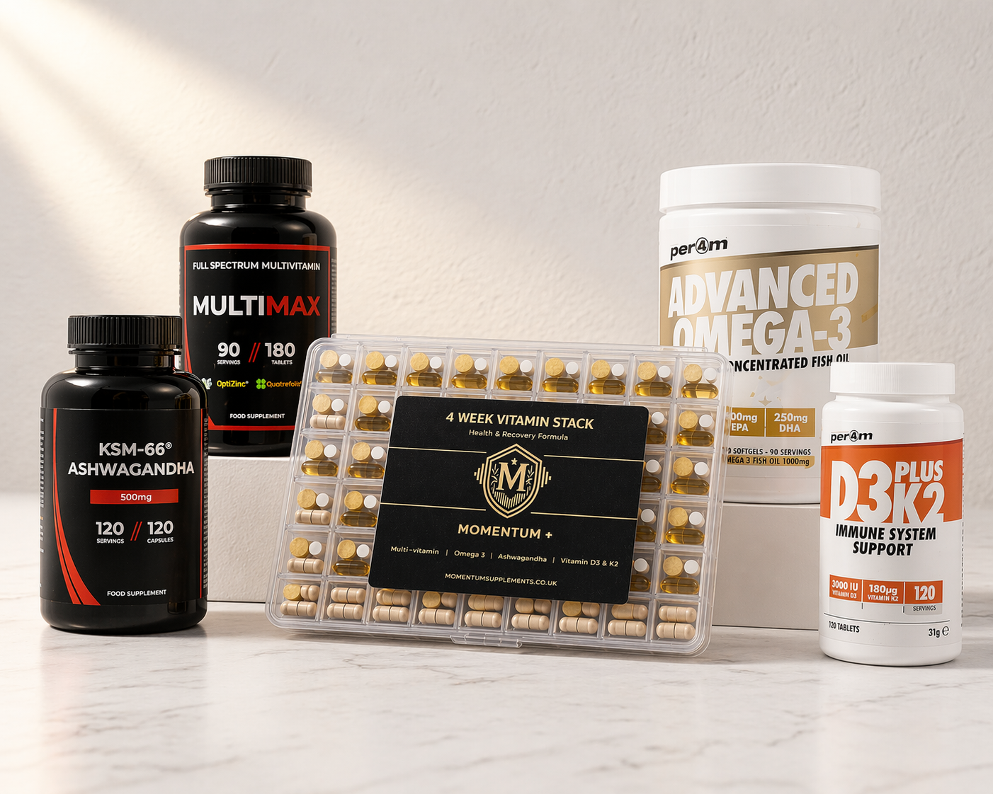 4 Week Ultimate Vitamin Stack – Momentum Supplements