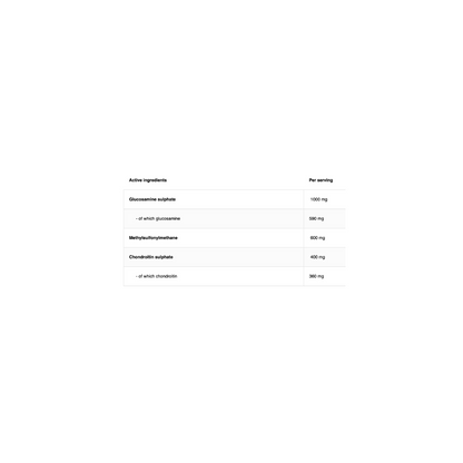 Glucosamine High Strength + MSM + Chondroitin
