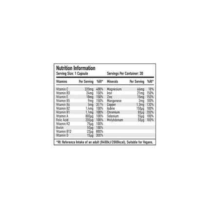 PER4M Multi Vitamin High Strength Capsules