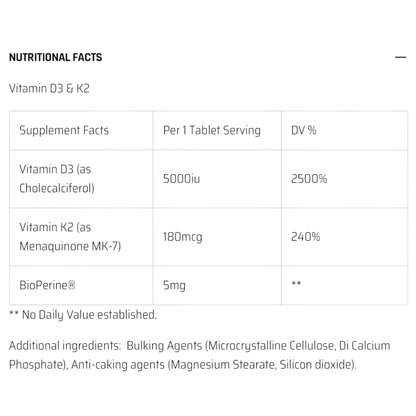 Conteh Vitamin D3 & K2